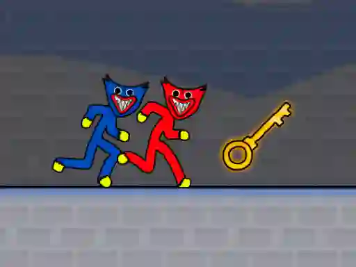 Игра Stickman Huggy Party Duo онлајн