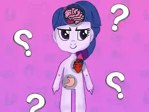 Игра My Little Pony Learning The Body онлајн