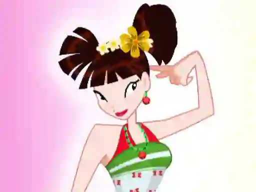 Игра Winx Musa Dress Up онлајн