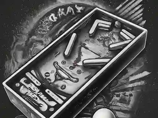 Игра Pinball Black N White онлајн