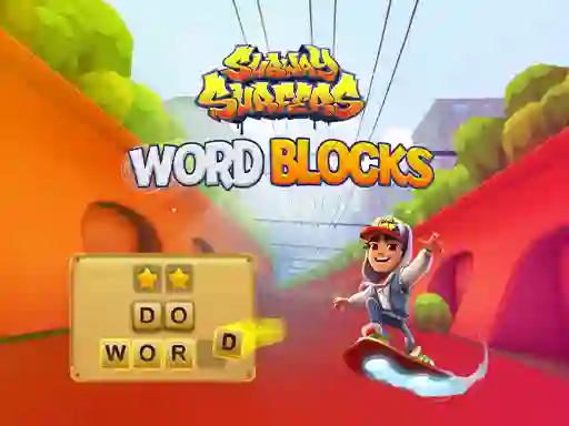 Игра Subway Surfers Word Blocks онлајн