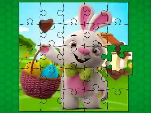Игра Easter Bunny Eggs Jigsaw онлајн