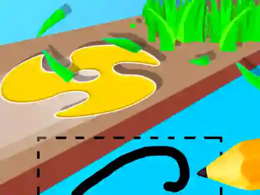 Игра Scribble Grass Cutter онлајн