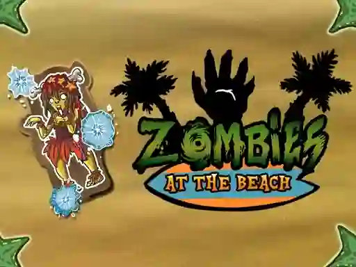 Игра Zombies at the beach онлајн