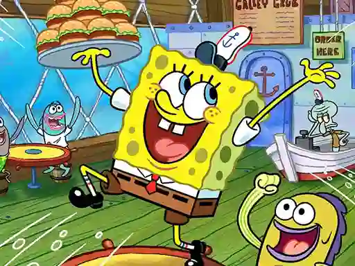 Игра Sponge Bob Jigsaw Puzzle collection онлајн