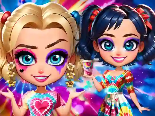 Игра Tie Dye Explosion of Color онлајн