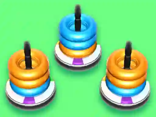 Игра Hoop Stack Color ring онлајн