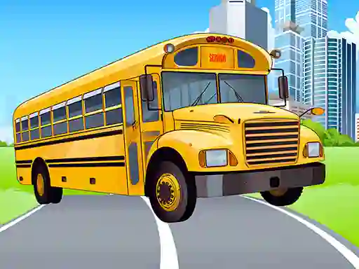 Игра Bus Stop: 2048! онлајн