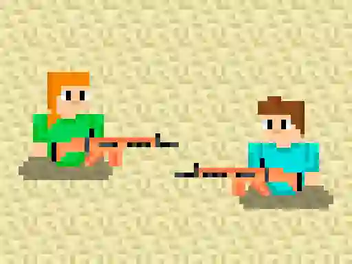 Игра BlockGunner 1 vs 1 онлајн