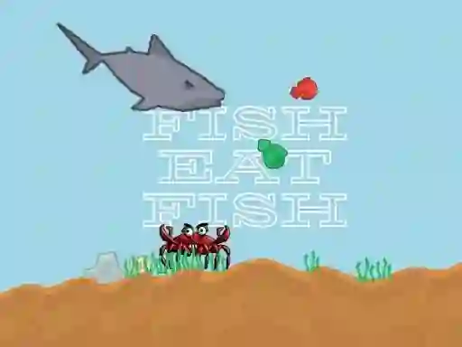 Игра Fish eat fish 2 player онлајн
