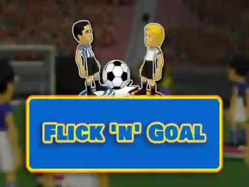 Игра Flick 'n' Goal онлајн