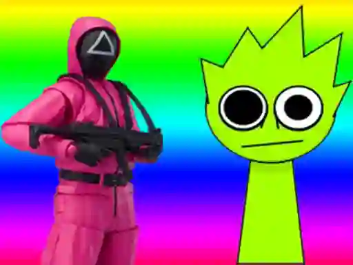 Игра Squid Sprunki Shooter Game 2 онлајн