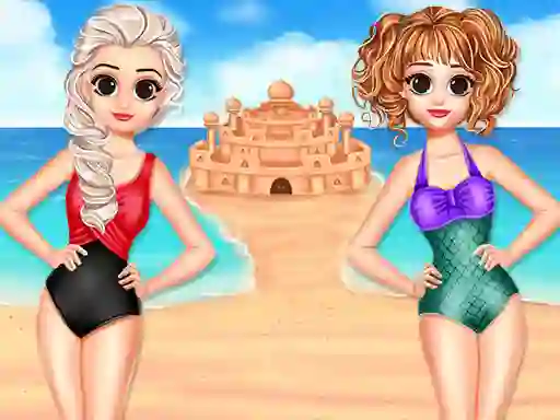 Игра Princess Summer Sand Castle онлајн