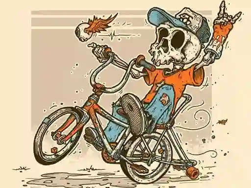 Игра Halloween Bike Ride онлајн