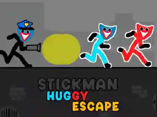 Игра Stickman Huggy Escape онлајн