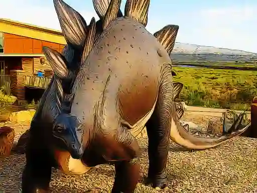Игра Stegosaurus Dinosaur Jigsaw онлајн