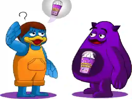 Игра Grimace Monster Dop Story онлајн