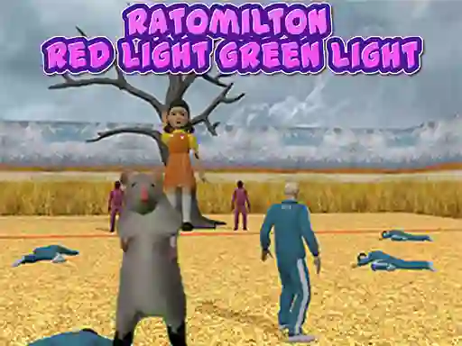 Игра Ratomilton Red Light Green Light онлајн