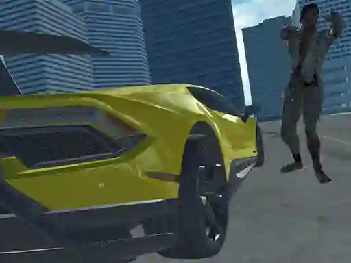 Игра Supercars zombie driving 2 онлајн