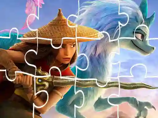 Игра Raya And The Last Dragon Jigsaw онлајн