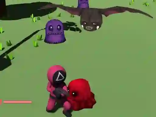 Игра Squid Warrior Adventure онлајн
