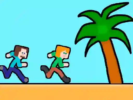 Игра Steveman and Alexwoman 2 summer онлајн