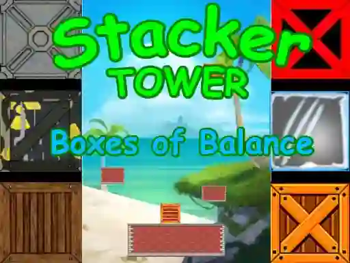 Игра Stacker Tower Boxes of Balance онлајн