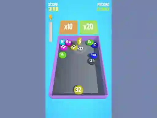 Игра Draughts 2048 онлајн
