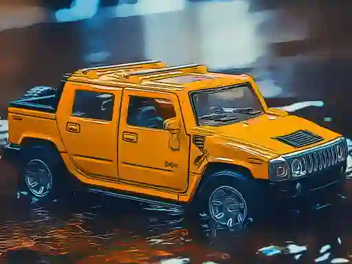 Игра Hummer Jeep Puzzle онлајн