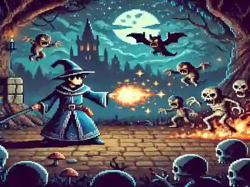 Игра Pixel Wizard онлајн