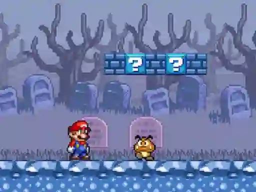 Игра Super Mario Bros Star Scramble 2 Ghost island онлајн