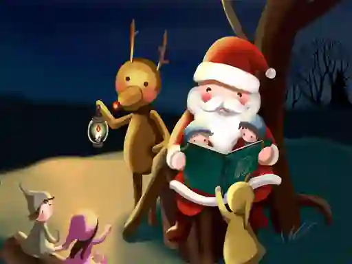 Игра Merry Christmas Puzzles онлајн