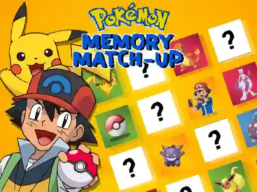 Игра Pokemon Memory Match-Up онлајн