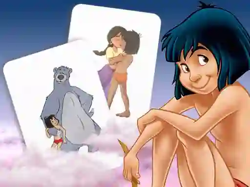 Игра Mowgli Memory card Match онлајн