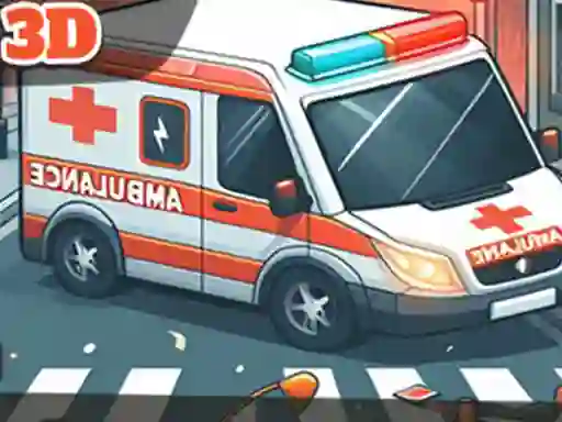 Игра Ambulance Driver 3D онлајн