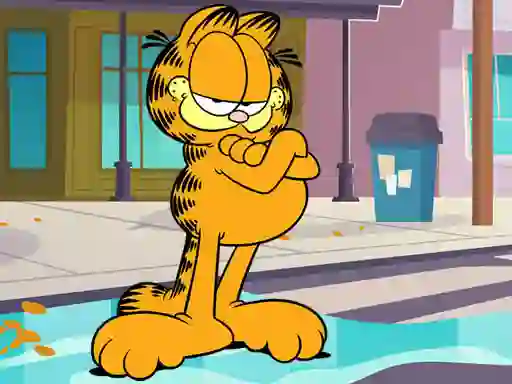 Игра Garfield Jigsaw Puzzle онлајн