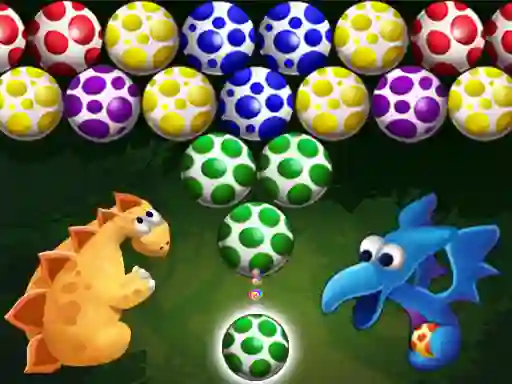 Игра Dino Eggs Bubble Shooter онлајн