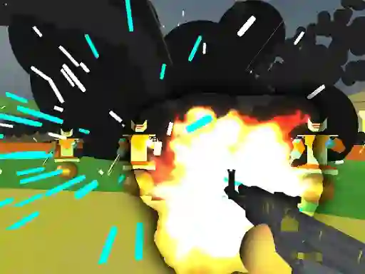 Игра Robot Base Shootout 3D онлајн