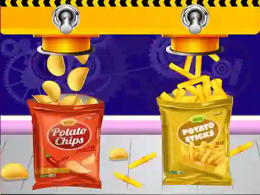 Игра Potato Chips making онлајн