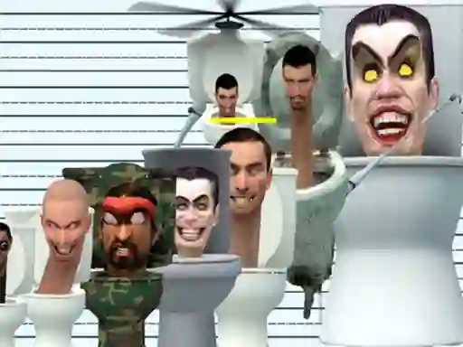Игра Skibidi Toilet Five Difference онлајн