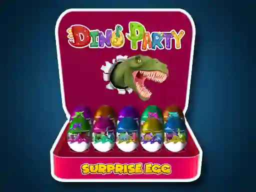 Игра Surprise Egg: Dino Party онлајн