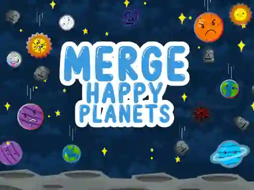 Игра Merge Happy Planets онлајн