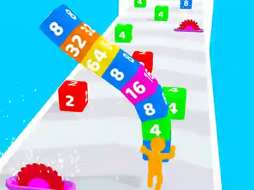 Игра Cube Stack 2048 онлајн