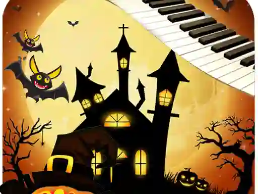 Игра Halloween Piano Tiles онлајн