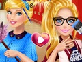 Игра Ривалство на Пепелашка и Барби  онлајн