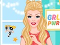 Игра Barbie`s Погледни Powerpuff null  онлајн
