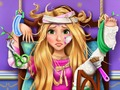 Игра Русокоса принцеза обновување болница  онлајн