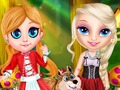 Игра Малку Elsa Во Red Hood  онлајн