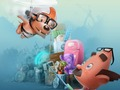 Игра Д-р Атом и Кварк Истрошен куче  онлајн