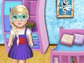 Игра Бебе Елса Училиште Украсете  онлајн